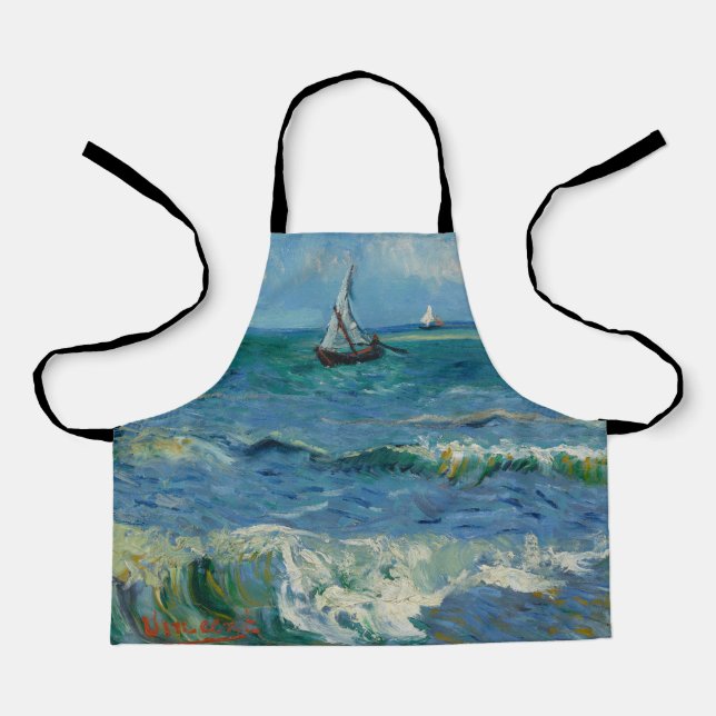 Das Meer am Les Saintes Maries de la Mer | Van Gog Schürze (Vorderseite)