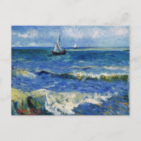 Das Meer bei Saintes Maries de la Mer, Van Gogh Po
