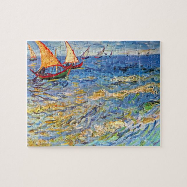Das Meer bei Saintes-Maries durch Van Gogh (Horizontal)