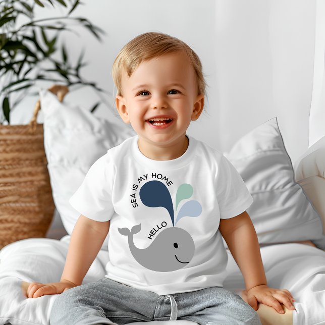 Das Meer ist meine Zuhause Baby T-shirt (Von Creator hochgeladen)