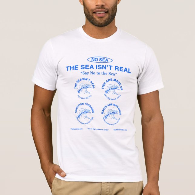 Das Meer ist nicht wirklich T-Shirt (Vorderseite)