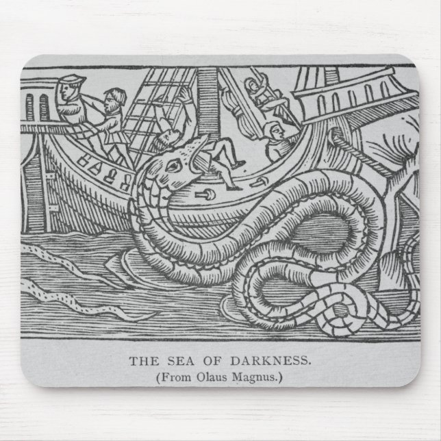 Das Meer von Dunkelheit Mousepad (Vorne)