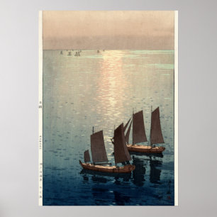 Das Meer von Hiroshi Yoshida Poster