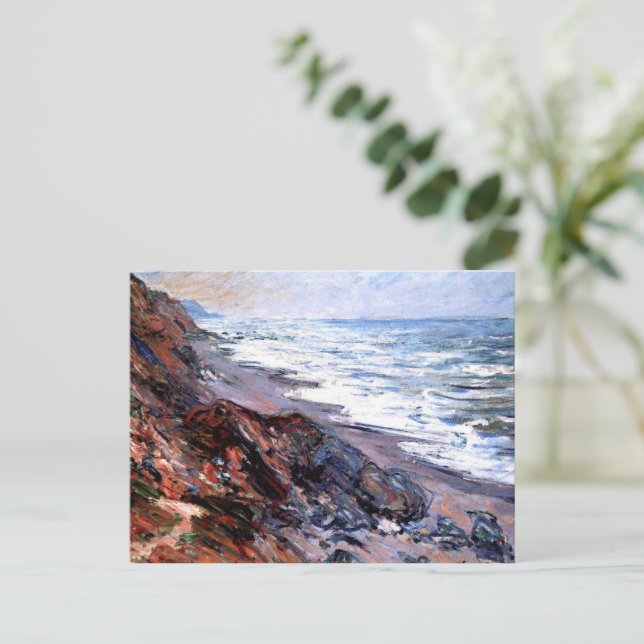 Das Meer von Pourville bei Monet, Postcard Postkarte (Stehend Vorderseite)