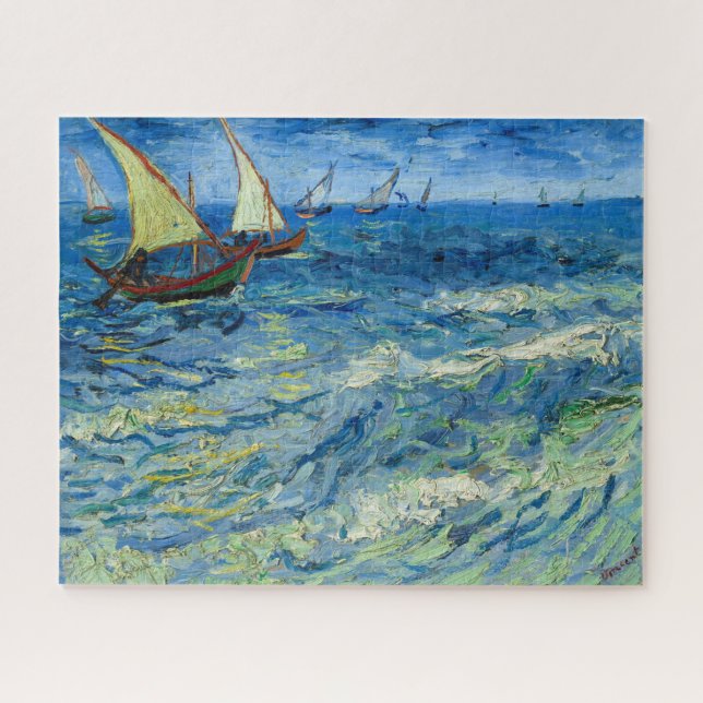 Das Meer von Saintes-Maries von Vincent van Gogh (Horizontal)