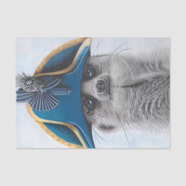 Das MeerKaptain  Seidenpapier (Vorderseite)