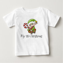 Das mein erste Weihnachten des Weihnachtself-Babys