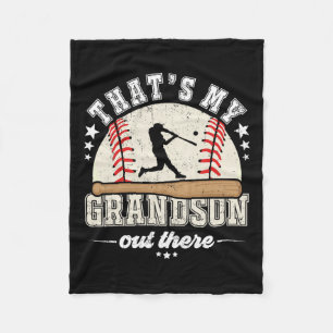 Das meine Großmutter da draußen Baseball Großmutte Fleecedecke