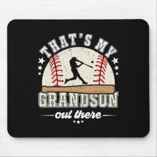 Das meine Großmutter da draußen Baseball Großmutte Mousepad