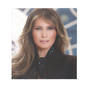 Das Melania-Trumpf-offizielles Haus-Foto Notizblock