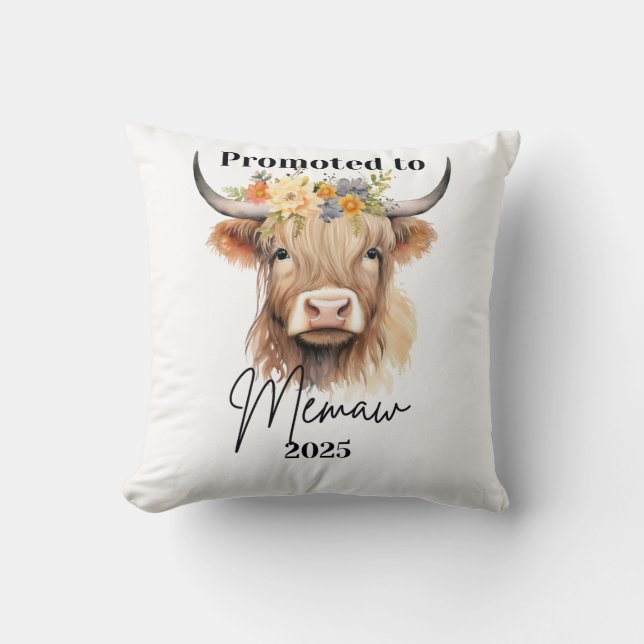 Das Memaw gefördert, ein einzigartiger Name für Om Kissen (Vorderseite)