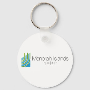 Das Menorah Insel-Projekt Schlüsselanhänger