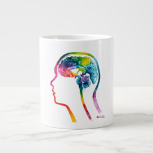 Das menschliche Gehirn Jumbo-Tasse