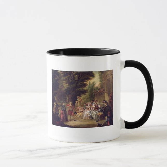 Das Menuett unter der Eiche, 1787 Tasse (Rechts)
