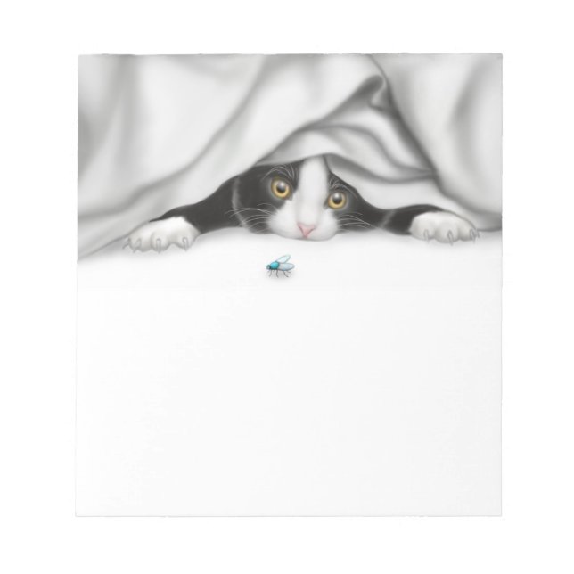 Das merkwürdige Kitten Notepad Notizblock (Vorderseite)