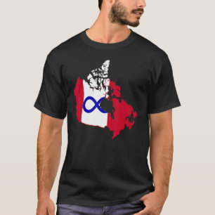 Das Métis Canada Metis People Symbol Metis Cana T-Shirt