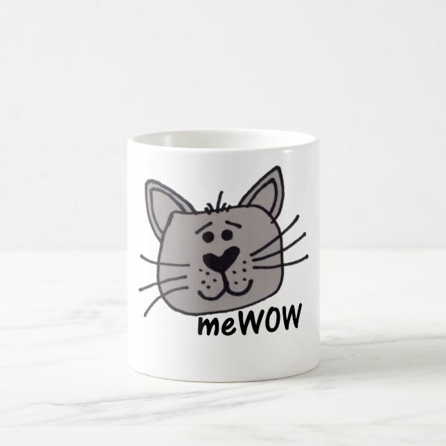 Das MeWOW der Katze kundengerechte Tasse (Mittel)
