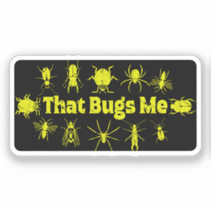 Das mich lustig erschütterte Insektenbugs Aufkleber