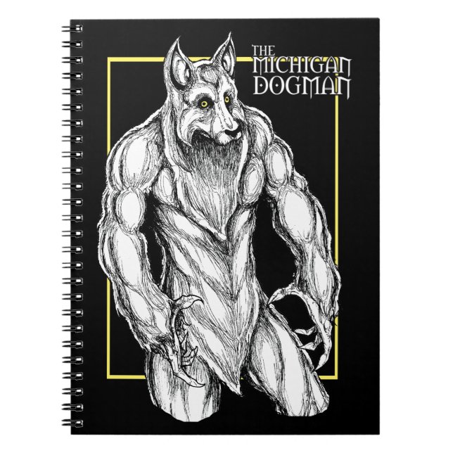 Das Michigan Dogman Notizblock (Vorderseite)