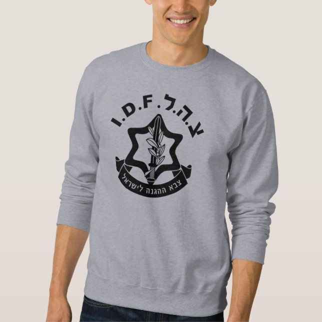 Das Militärische Logo der israelischen Verteidigun Sweatshirt (Vorderseite)
