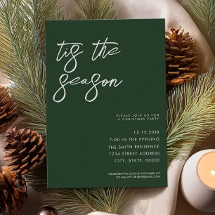 Das Minimalistische Weihnachtsfest der Party Jahre Einladung