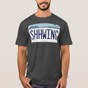 Das Mirthmobile-Nummernschild Schwingen T-Shirt