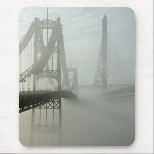 "das Mischen" über dem Penobscot Fluss in Maine Mousepad