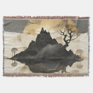 Das misty Mountain Black & Gold Decke