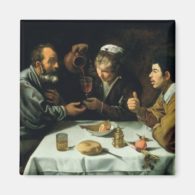 Das Mittagessen, 1620 Magnet (Vorne)