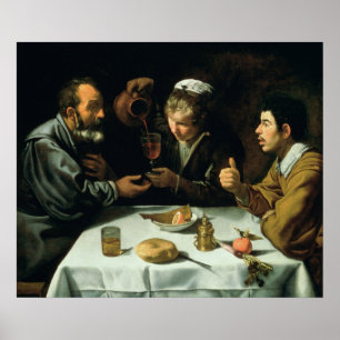 Das Mittagessen, 1620 Poster