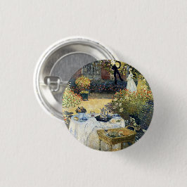 Das Mittagessen Claude Monet Button