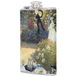 Das Mittagessen Claude Monet Flachmann