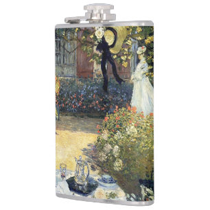 Das Mittagessen Claude Monet Flachmann