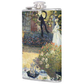 Das Mittagessen Claude Monet Flachmann