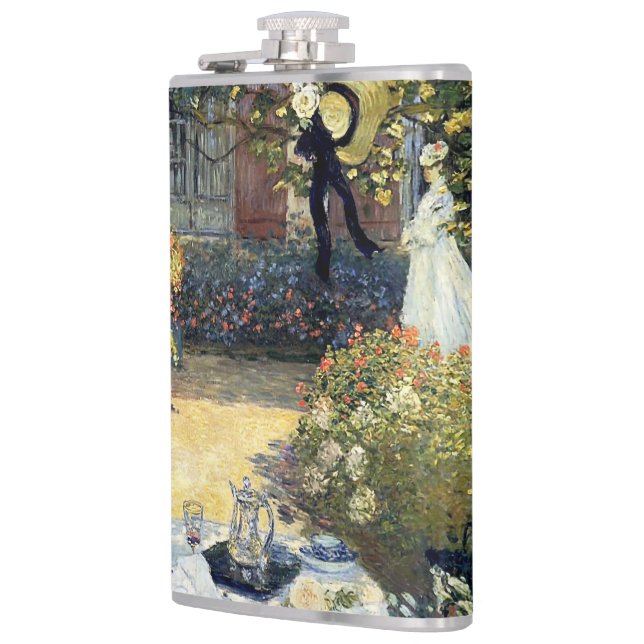 Das Mittagessen Claude Monet Flachmann (Links)