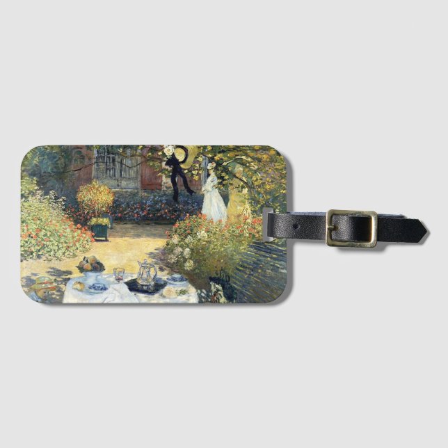 Das Mittagessen Claude Monet Gepäckanhänger (Vorderseite (Horizontal))