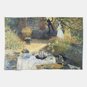 Das Mittagessen Claude Monet Geschirrtuch