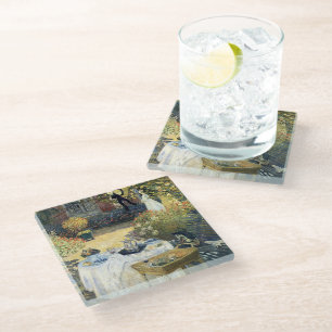 Das Mittagessen Claude Monet Glasuntersetzer