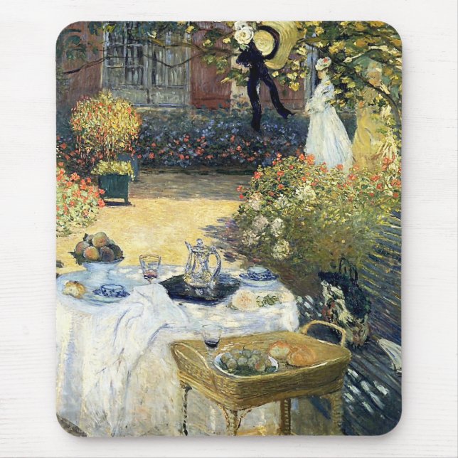 Das Mittagessen Claude Monet Mousepad (Vorne)