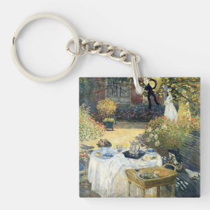 Das Mittagessen Claude Monet Schlüsselanhänger