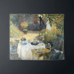 Das Mittagessen Claude Monet Wandteppich<br><div class="desc">Das Mittagessen. Claude Monet. Reproduktion berühmter Kunstbilder im öffentlichen Bereich.</div>
