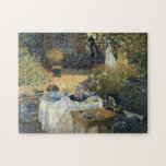 Das Mittagessen von Claude Monet Puzzle<br><div class="desc">Monet - ein Fest der Meister der Kunst</div>