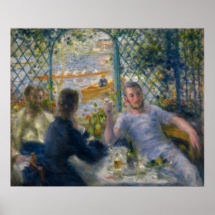Das Mittagessen von Pierre-Auguste Renoir Poster
