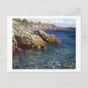 Das Mittelmeer (Cap d'Antibes), 1888 Postkarte