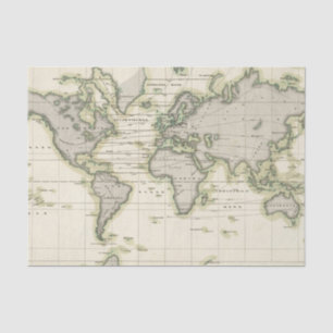 Das mittlere Barometer Seidenpapier