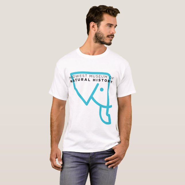Das MMNH der Männer Größengleichelefant-T - Shirt (Vorne ganz)