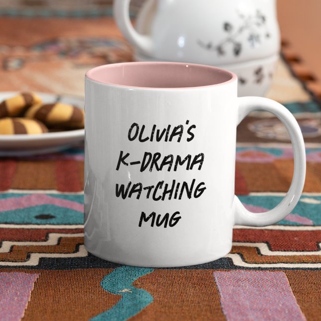 Das moderne koreanische Drama Personalisiert Kdram Zweifarbige Tasse (Von Creator hochgeladen)