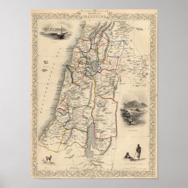 Das moderne Palästina Poster (Vorne)