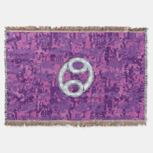 Das moderne Zodiac-Symbol auf der rosa digitalen C Decke