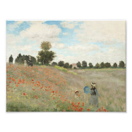 Das Mohnfeld bei Argentinien von Claude Monet Fotodruck